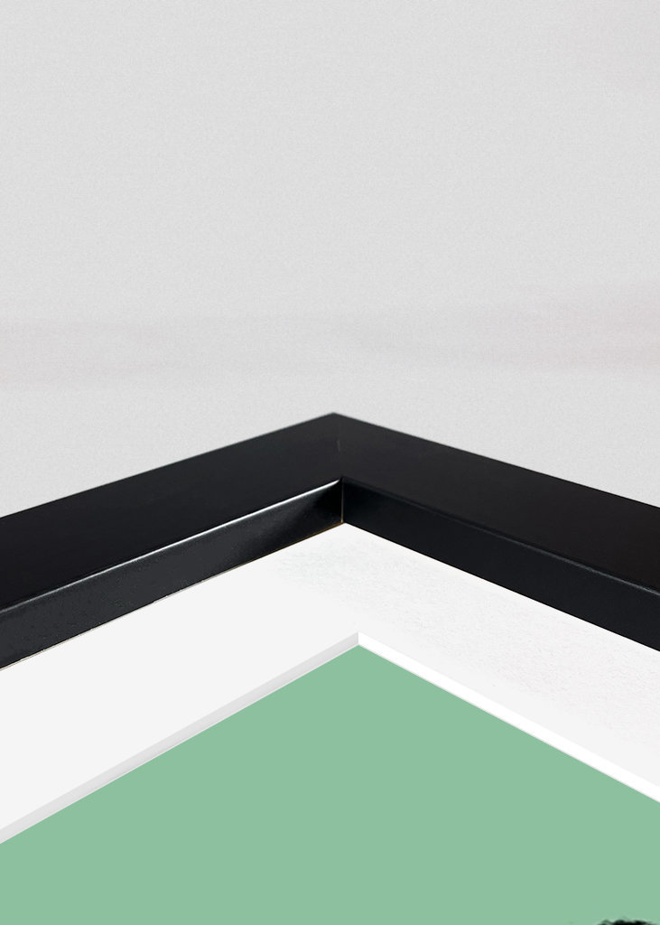 Grøn og sort abstrakt