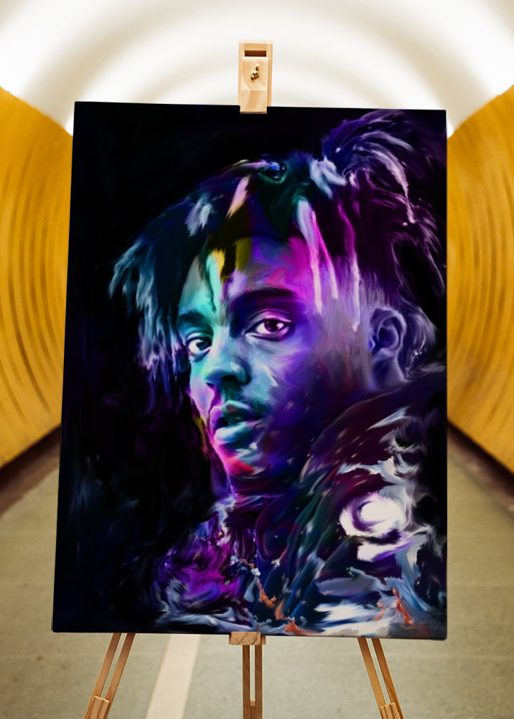 Pop art style Juice WRLD