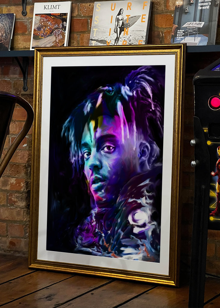 Pop art style Juice WRLD