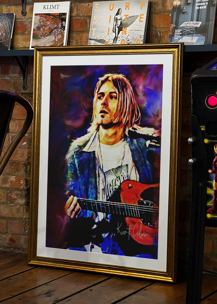 Kurt Cobain Pop Art