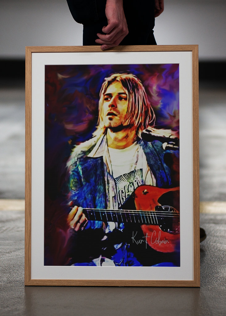 Kurt Cobain Pop Art
