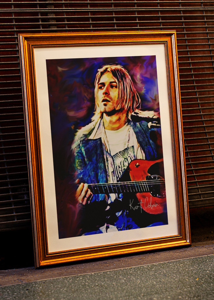 Kurt Cobain Pop Art
