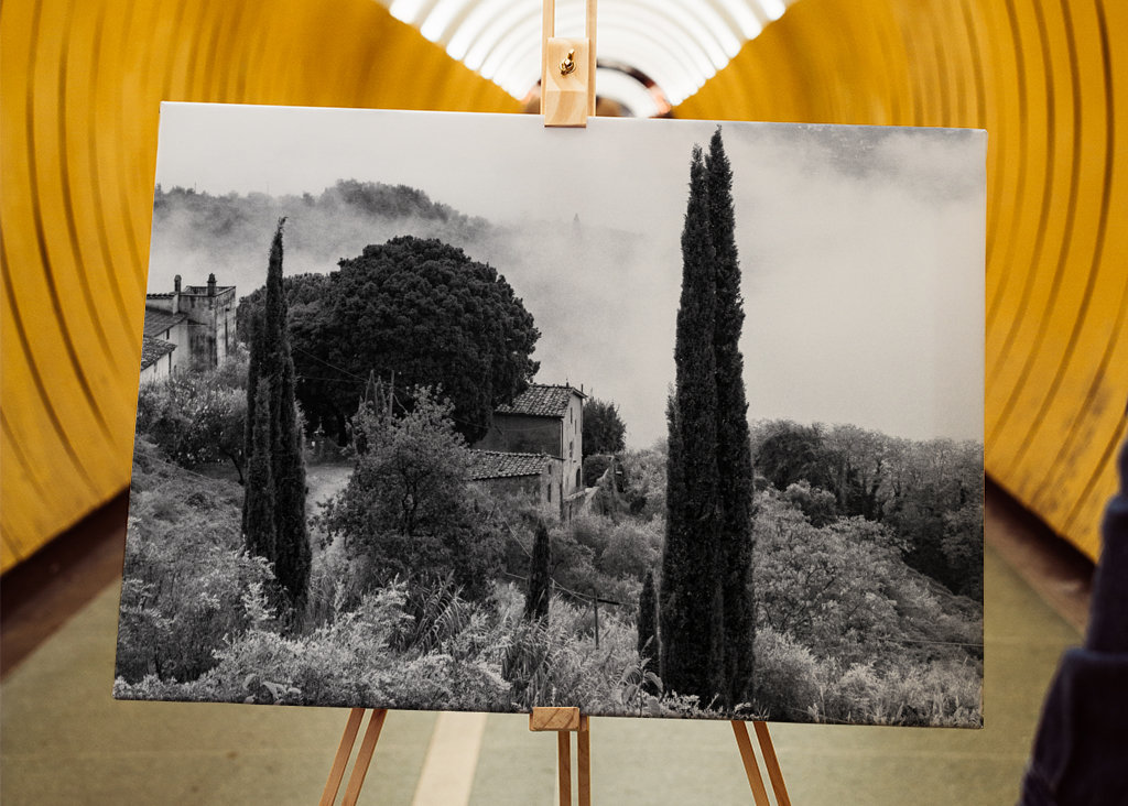 Niebla en la Toscana