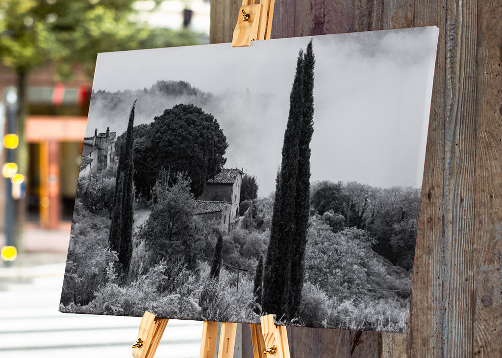 Niebla en la Toscana