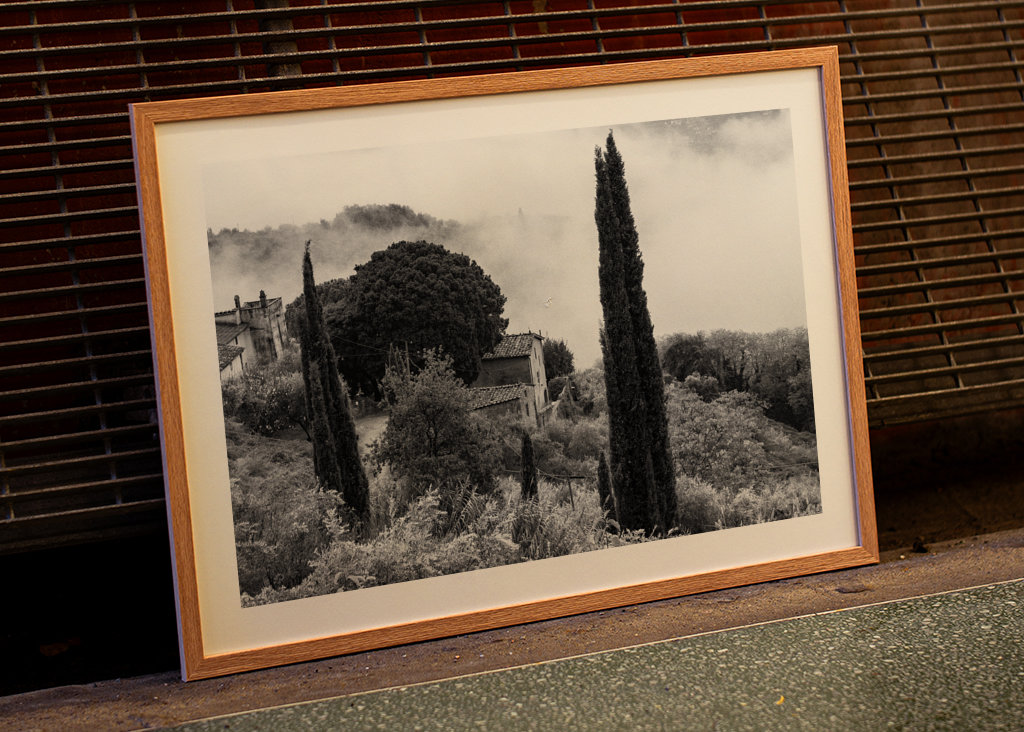 Niebla en la Toscana