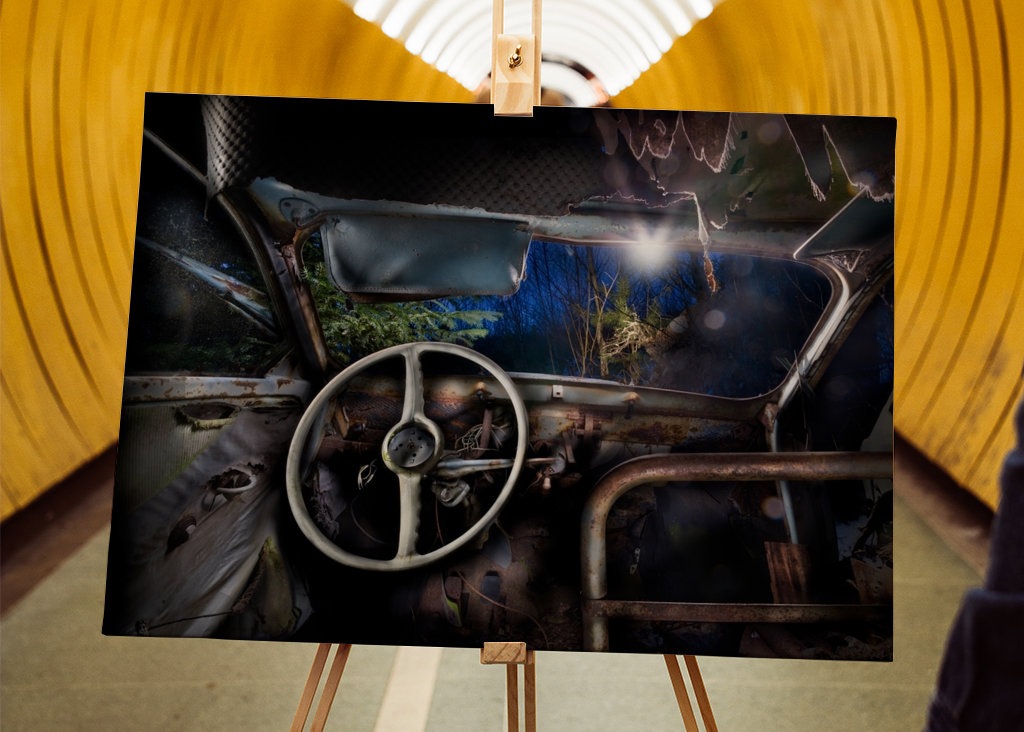 UFO-Absturz im Wald, 