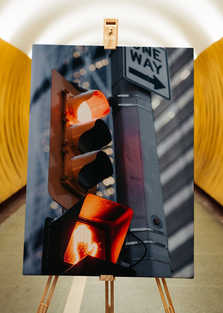 Feux de circulation au centre-ville