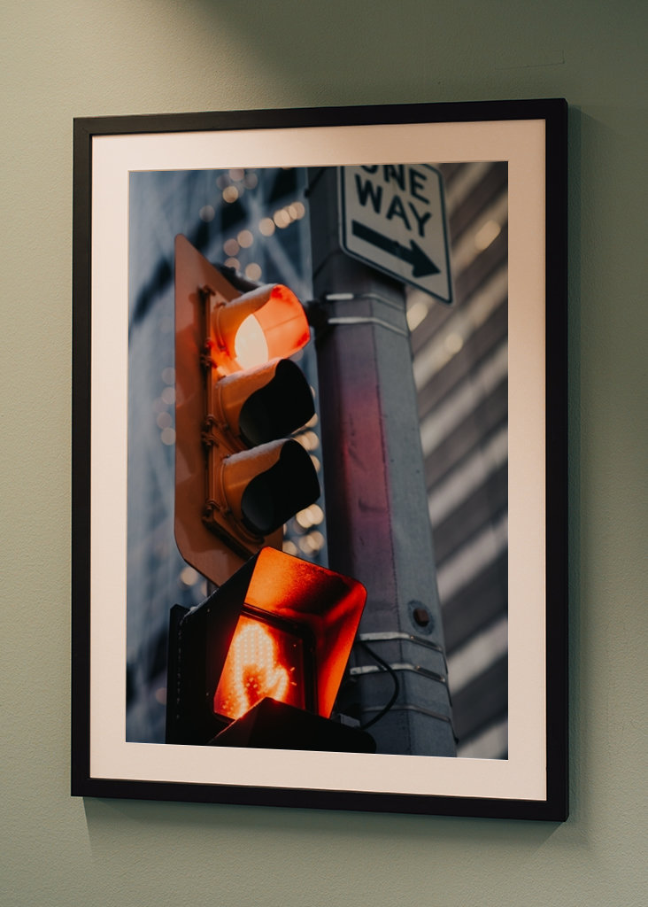 Feux de circulation au centre-ville