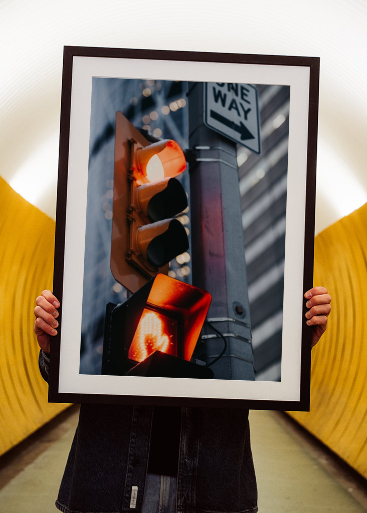 Feux de circulation au centre-ville