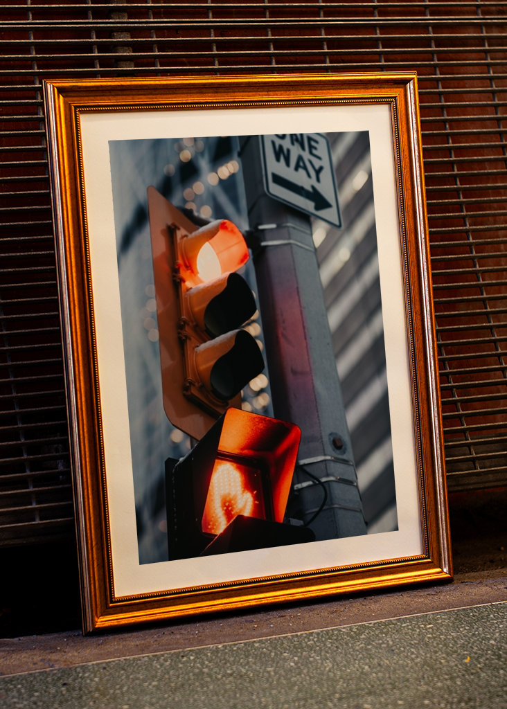 Feux de circulation au centre-ville