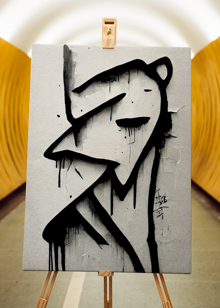 Travail au trait x Banksy
