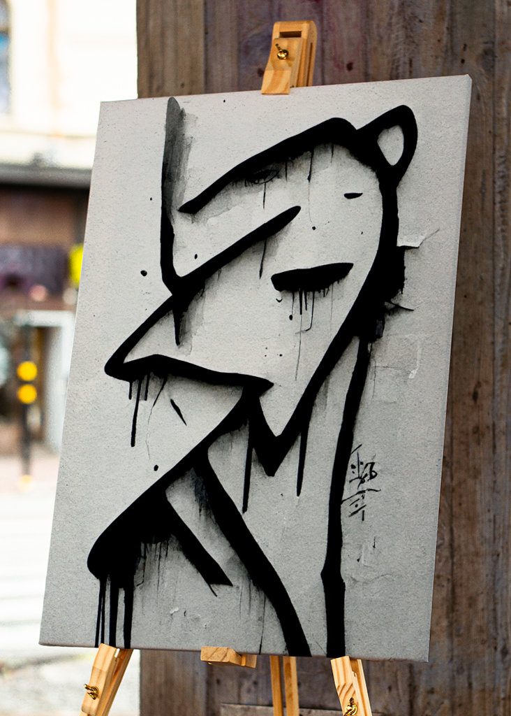 Travail au trait x Banksy
