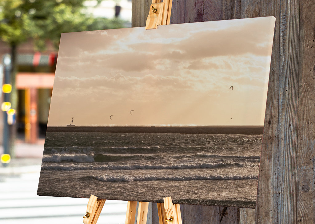 Zimní kitesurfing II