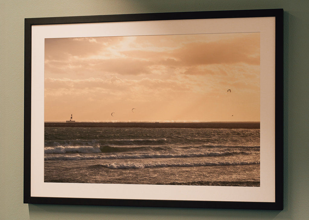 Zimní kitesurfing II