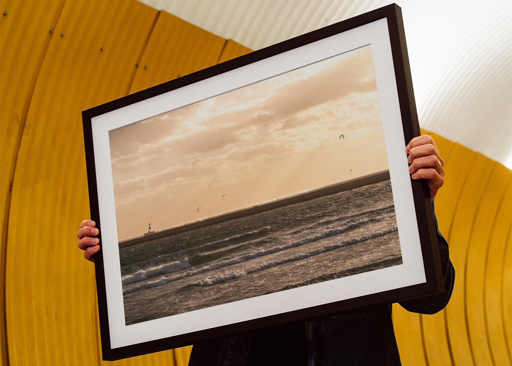 Zimní kitesurfing II