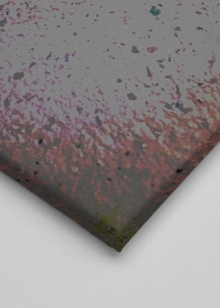 Fleur exotique avec fleur rose