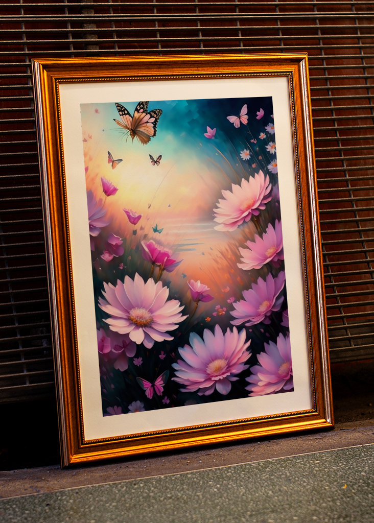 Marguerite dans le jardin