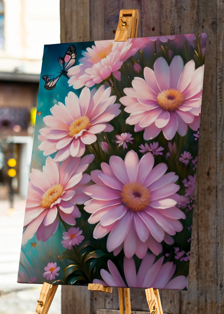 Marguerite et papillon