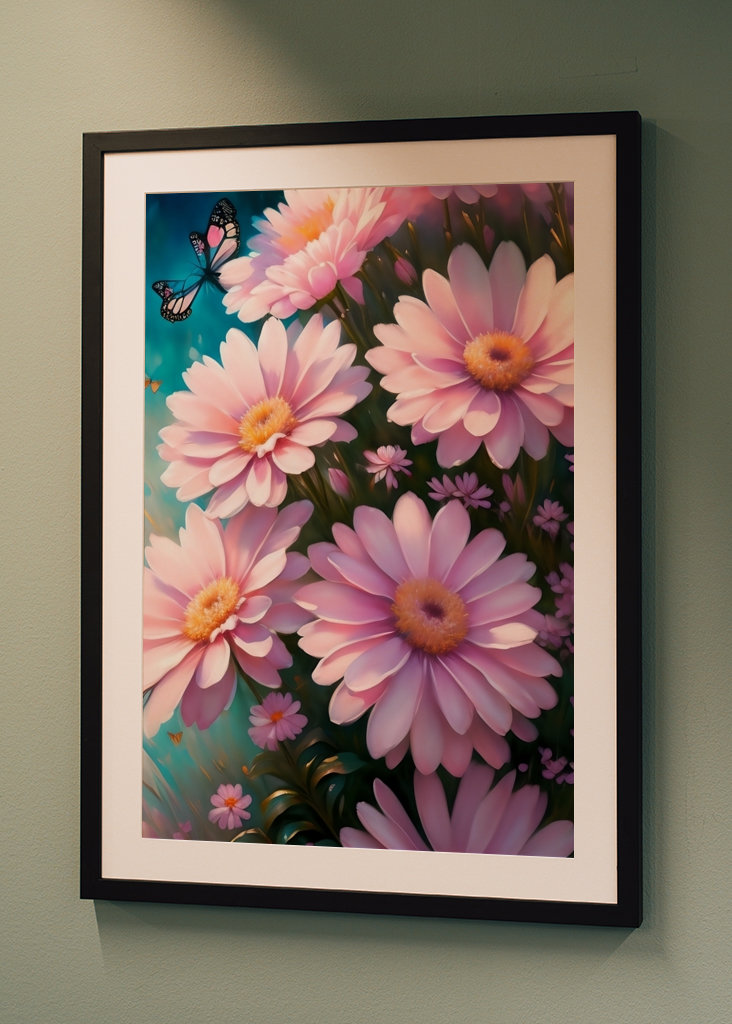 Marguerite et papillon