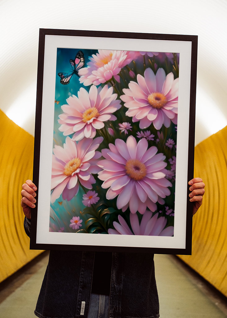 Marguerite et papillon