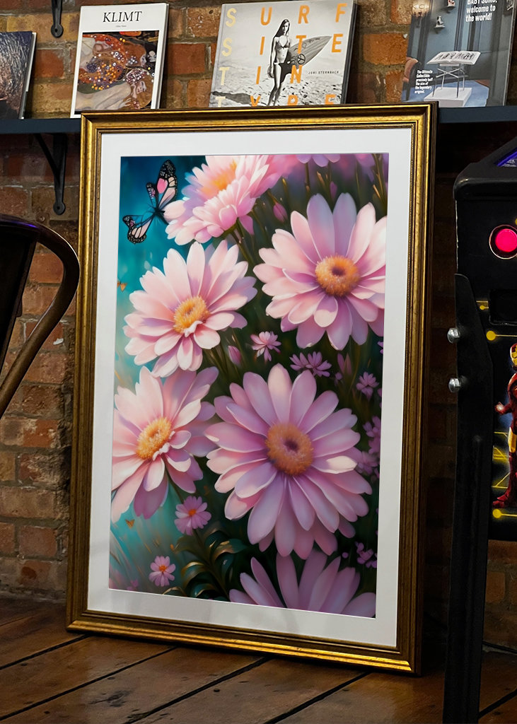 Marguerite et papillon