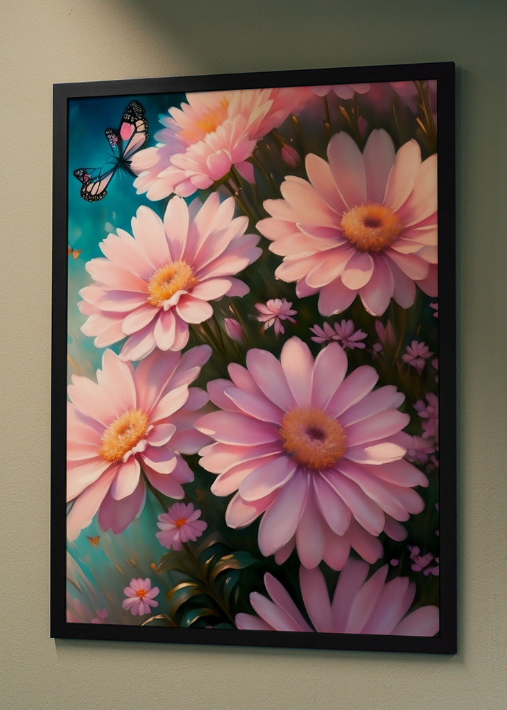 Marguerite et papillon