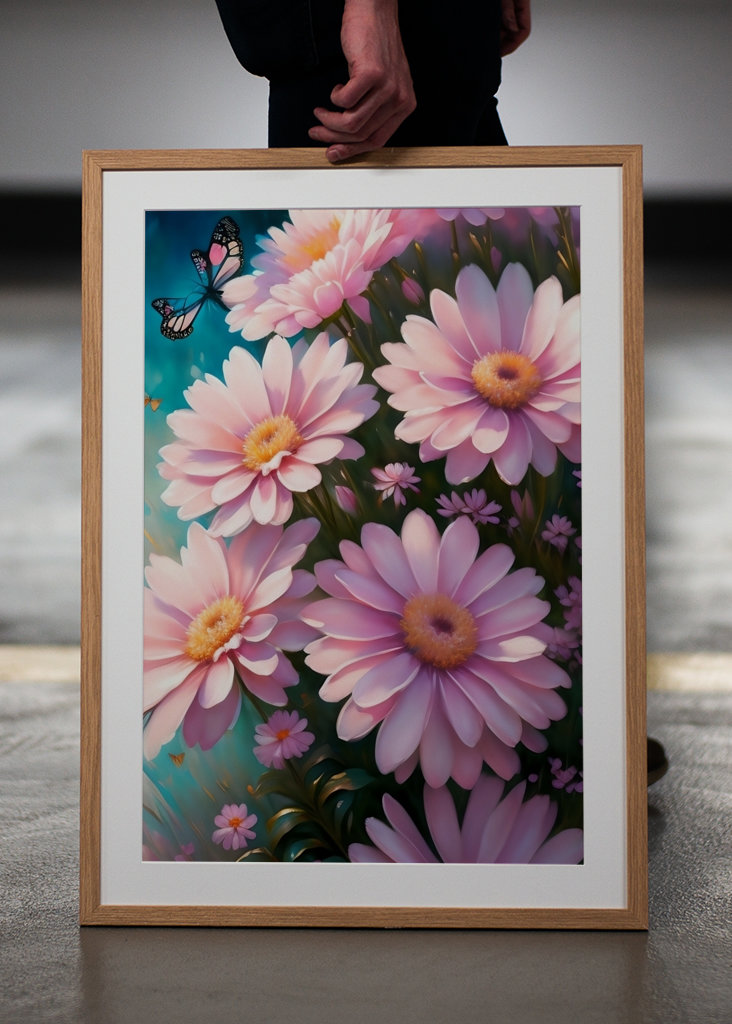 Marguerite et papillon