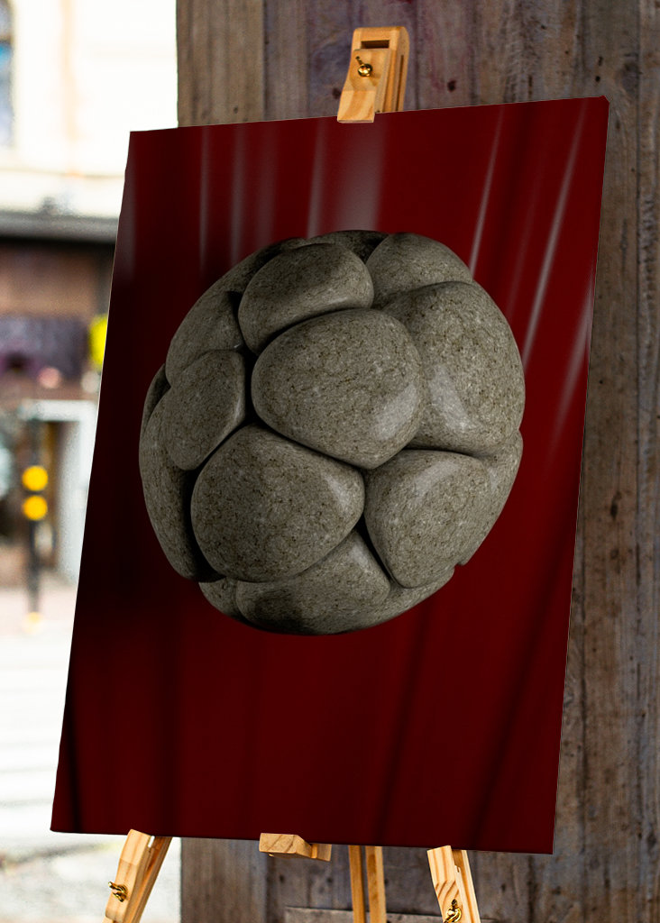 Sphère de géométrie de pierre