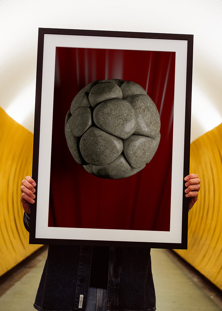 Sphère de géométrie de pierre