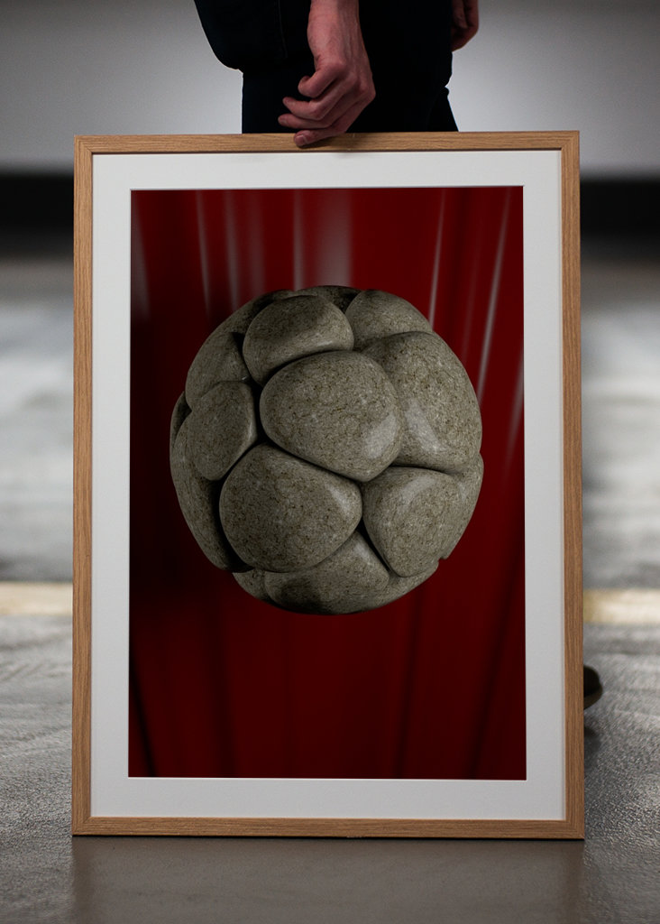 Sphère de géométrie de pierre