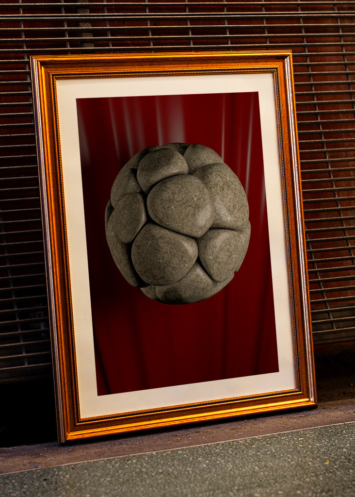 Sphère de géométrie de pierre