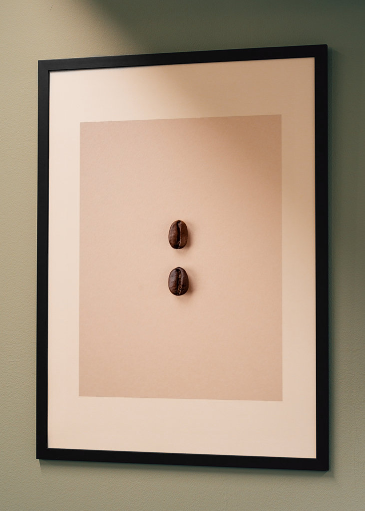 Zrnková káva v zemitých tónech 2 ze 3