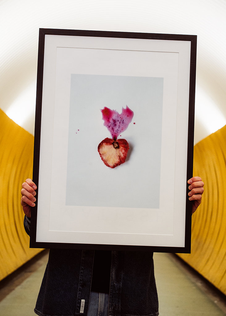 Art abstrait à la grenade