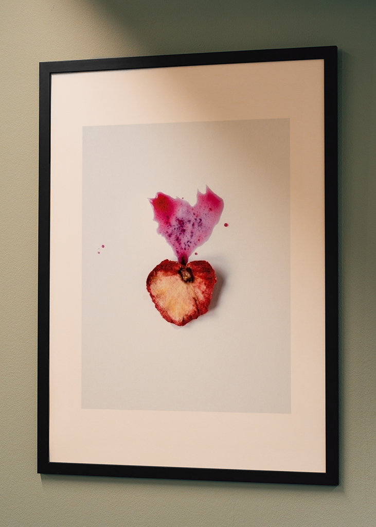 Art abstrait à la grenade