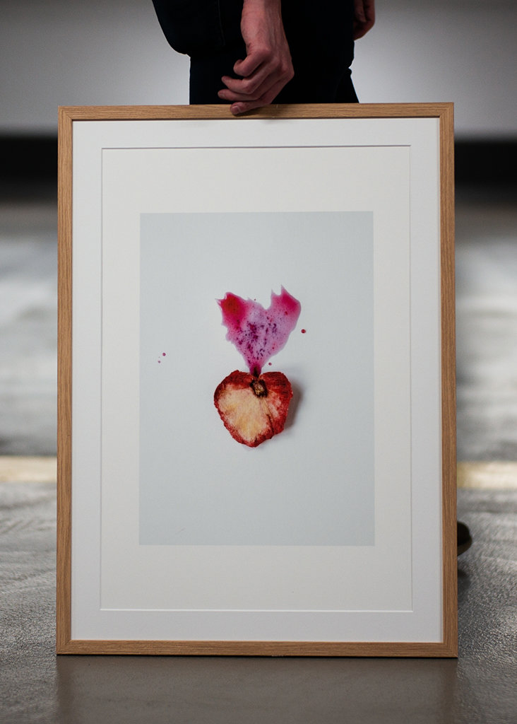 Art abstrait à la grenade