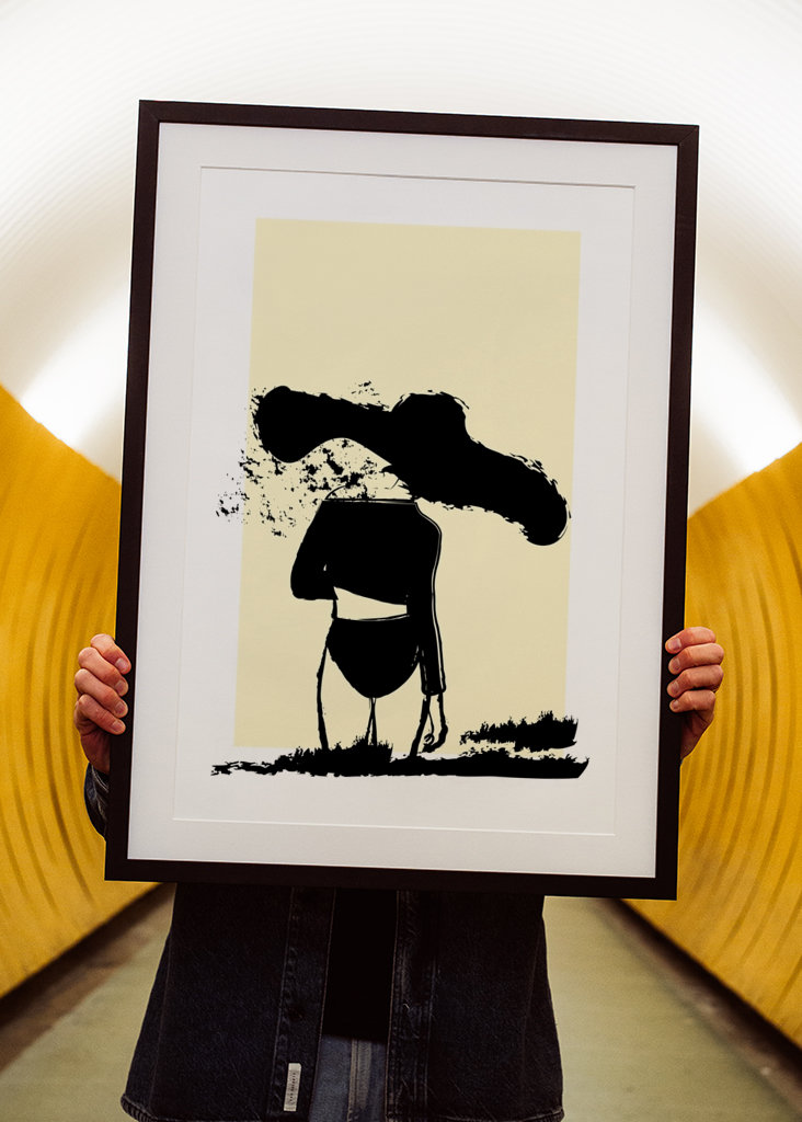 La fille au bord de la mer