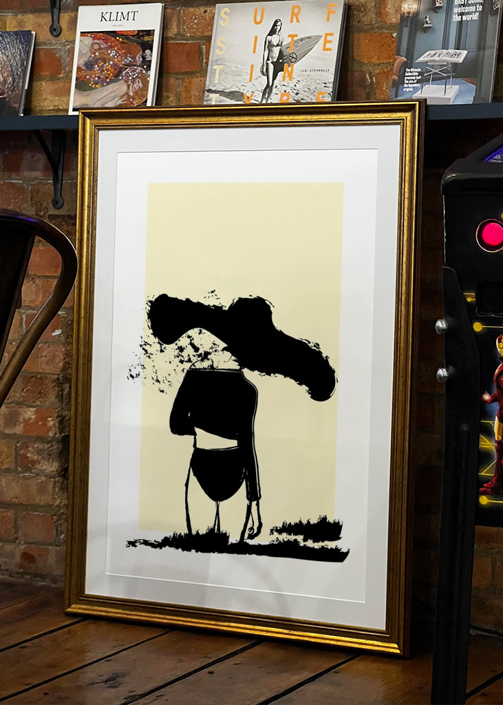 La fille au bord de la mer