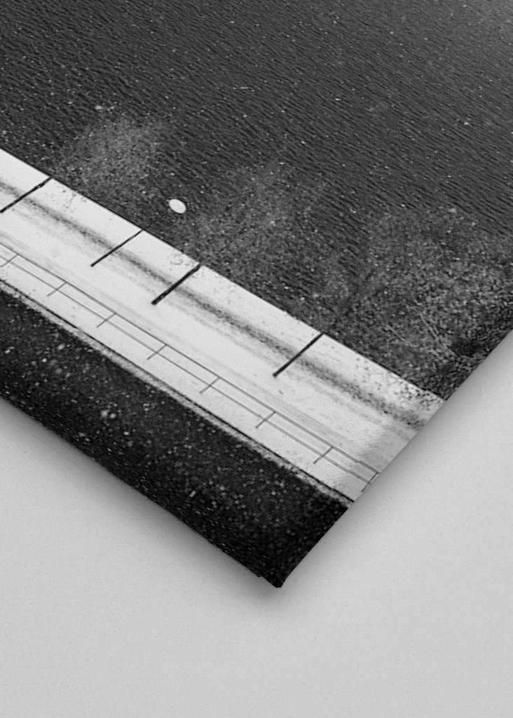 Schneebedecktes Stockholm BW