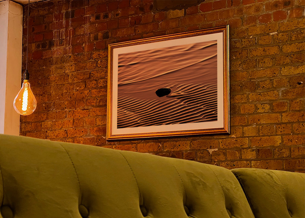 Bord de plage au coucher du soleil