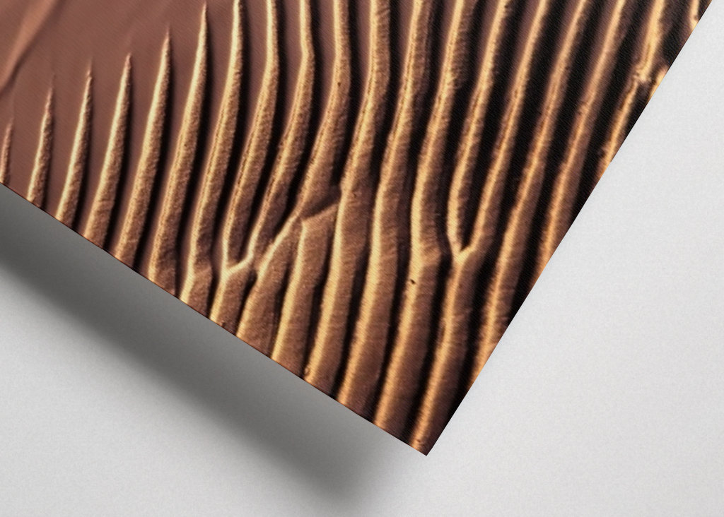 Bord de plage au coucher du soleil