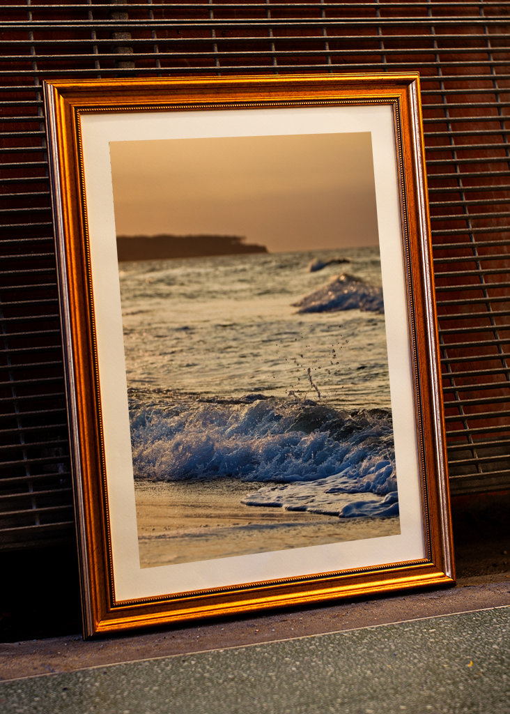 Serata sulla costa del Mar Baltico