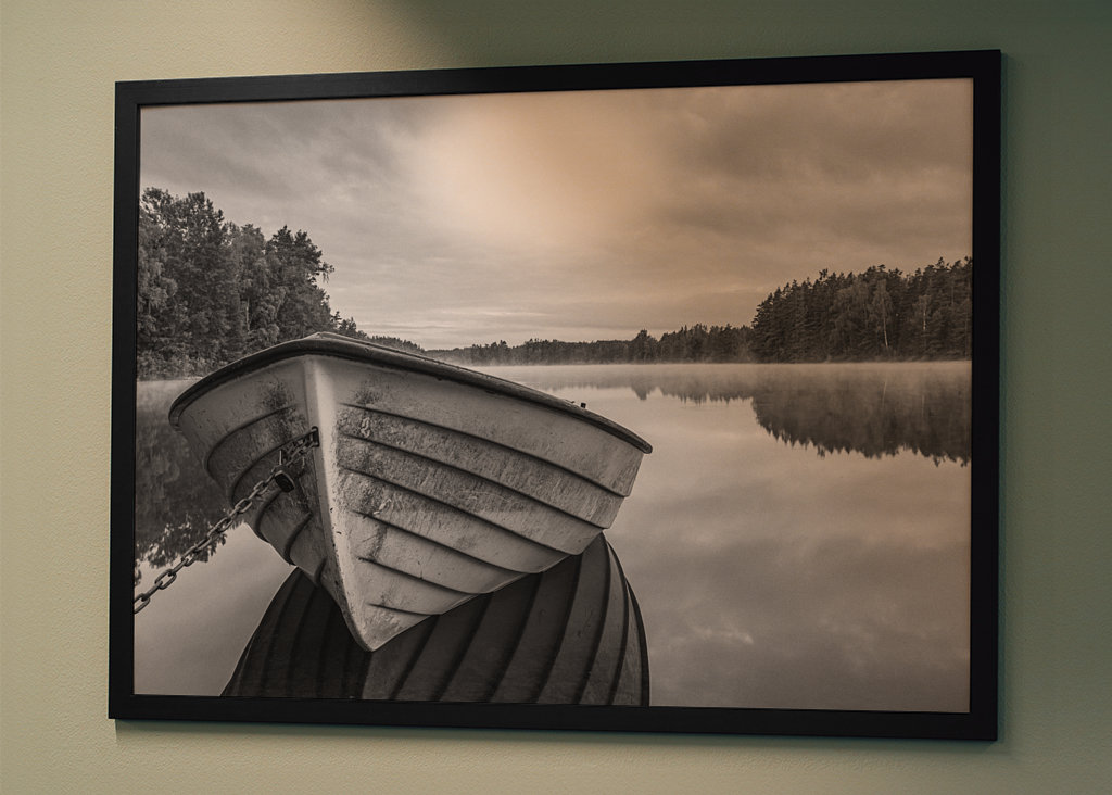 Bateau à morgondimman