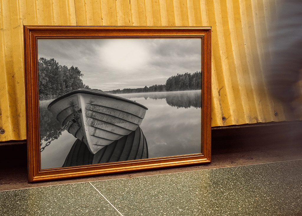 Bateau à morgondimman