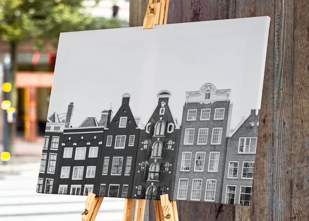 Amsterdam in Schwarz und Weiß