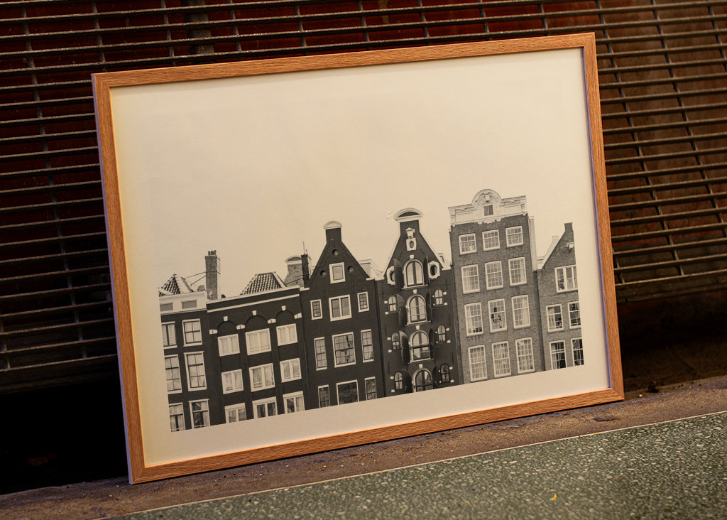 Amsterdam in Schwarz und Weiß