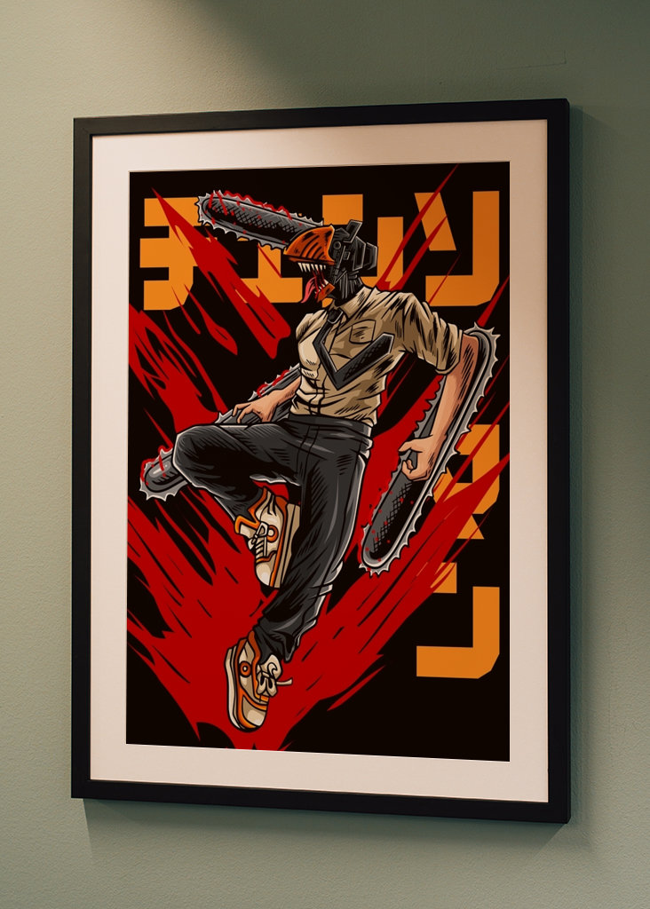 Muž s motorovou pílou Denji Anime