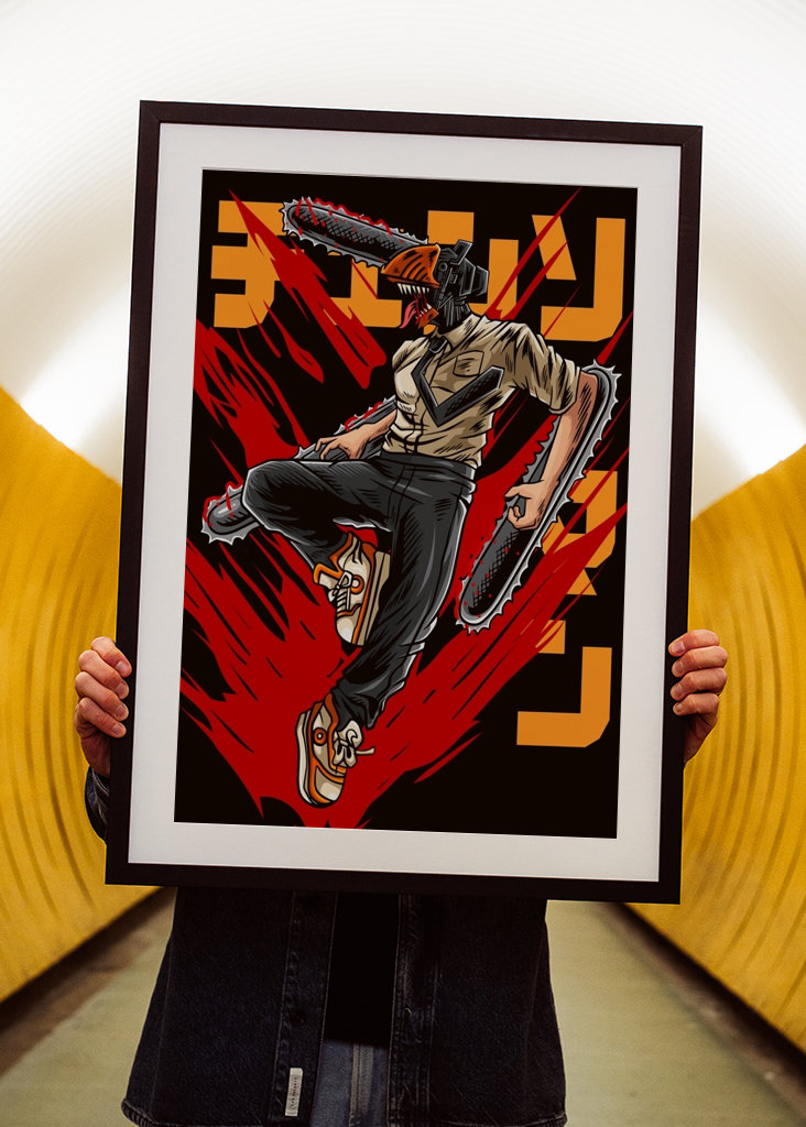 Muž s motorovou pílou Denji Anime