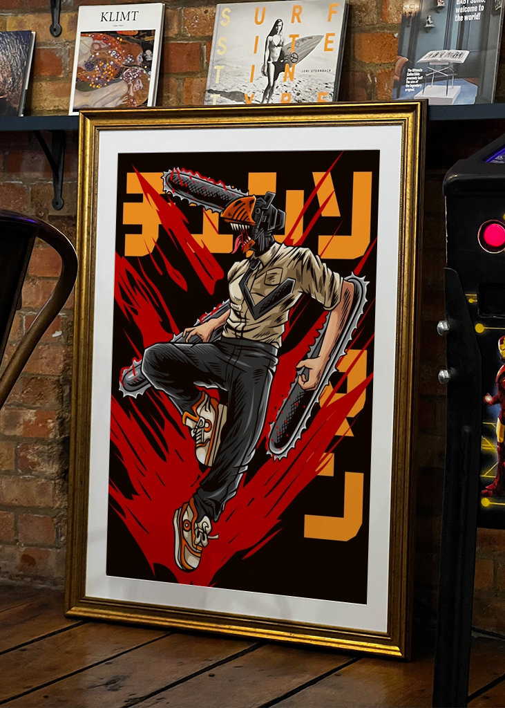 Muž s motorovou pílou Denji Anime