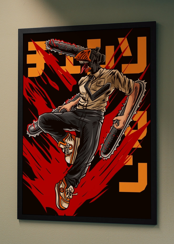 Muž s motorovou pílou Denji Anime