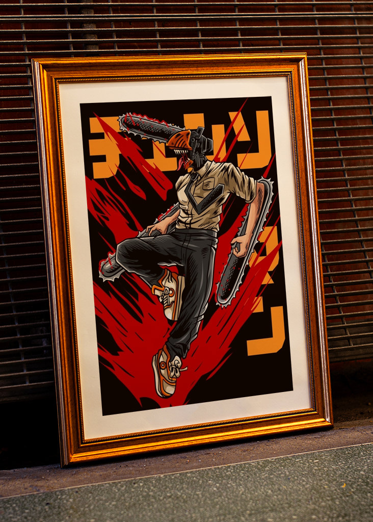 Muž s motorovou pílou Denji Anime